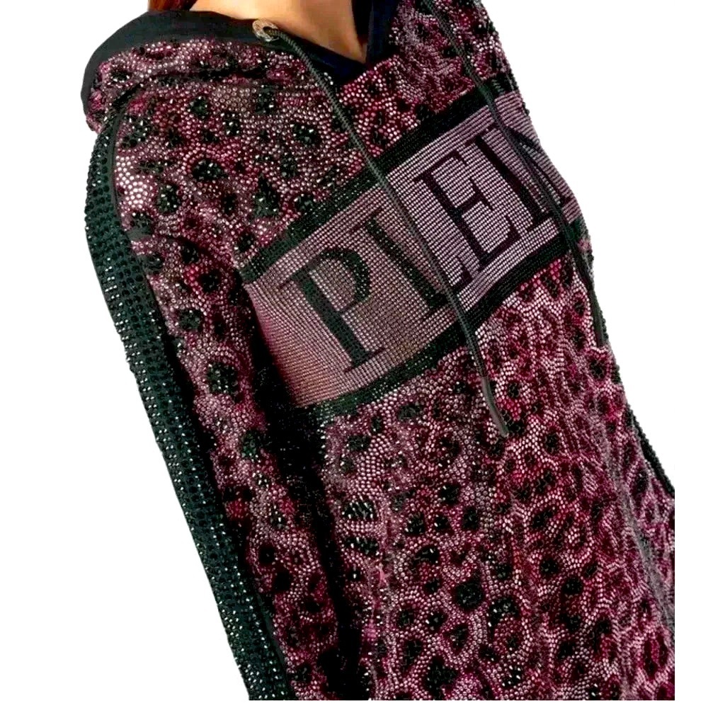 BNWT LIMITED EDITION FULL Crystal Jersey hoodie Dress